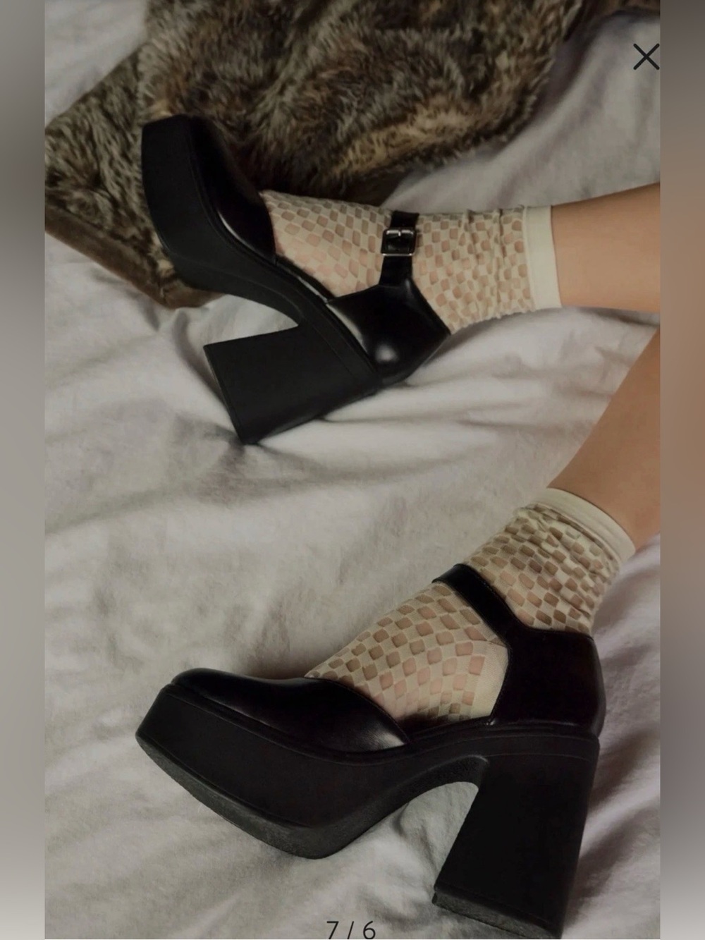 Free People Gwen Platform Mary Janes
Black Shoes Boho Size US 9.5 Or EU 40